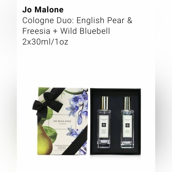 NEW Jo Malone English Pear & Freesia + Wild Bluebell 2x30ml/1oz - Picture 2 of 8